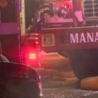 <p>House fire in Manasquan (Photo courtesy News12)</p>