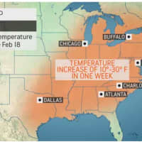 <p>Temperatures will finally climb over the 40-degree mark in the middle of this week.</p>