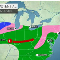 <p>A look at the potential for a new storm on Thursday, March 18 into Friday, March 19.</p>