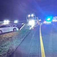 <p>The driver — whose identity was not released — hit the guardrail in the center median near milepost 10.6 in Bethlehem Township shortly after 8:50 p.m., NJSP Trooper Lawrence Peele told Daily Voice.</p>
