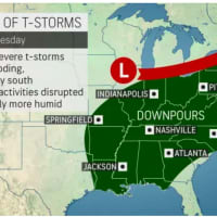 <p>There will be rounds of storms and showers for most of the region on Monday, May 3, and Tuesday, May 4.</p>