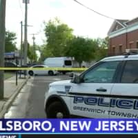 <p>The scene of a fatal weekend shooting in Paulsboro. (Courtesy 6ABC-TV news)</p>