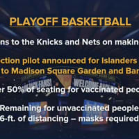 <p>The latest guidance for New York playoff basketball.</p>