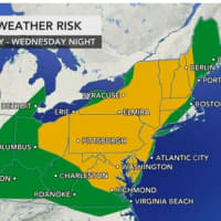 <p>The threat for severe weather covers a large area in the Northeast.</p>