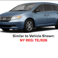 <p>A vehicle similar to the missing man&#x27;s 2014 blue Honda Odyssey with New York registration TEJ-926.</p>