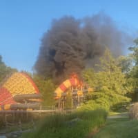 <p>A slide at Sussex County’s Mountain Creek waterpark caught fire Tuesday evening, prompting a quick and efficient response from surrounding emergency crews.</p>