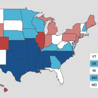 <p>The breakdown of average gas prices, per gallon, across the country, according to AAA.</p>