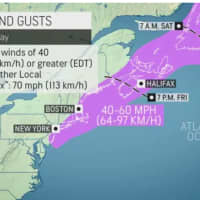 <p>Wind gusts between 40 and 60 miles per hour could cause power outages.</p>