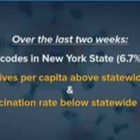 <p>New York is targeting 117 ZIP codes with the highest positivity rates.</p>