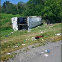 <p>A look at the crash scene.</p>