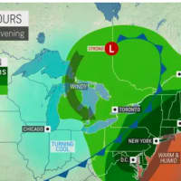 <p>Showers and thunderstorms, some of which will be heavy, will sweep through the region on Wednesday, Sept. 8.</p>