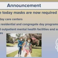 <p>Masks will now be required at child care and daycare centers in New York</p>