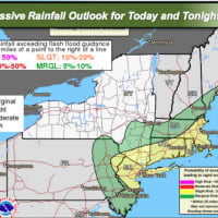 <p>The excessive rainfall outlook by the National Weather Service.</p>