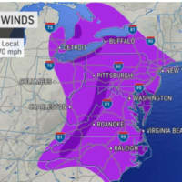 <p>Strong gusty winds of 30 to 40 miles per hour are in store for most of the region on Tuesday, Nov. 23, with some areas seeing even more powerful gusts.</p>