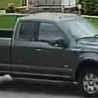 <p>The pickup truck that was involved in the Massapequa hit-and-run.</p>