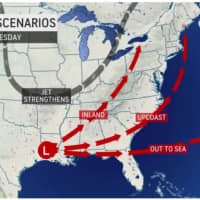 <p>A look at the scenarios for the storm system expected to arrive Sunday night, Dec. 5.</p>