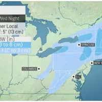 <p>Most of the region will generally see a coating to 1 inch of snowfall, with locally higher totals of 1 to 3 inches possible in higher elevations.</p>