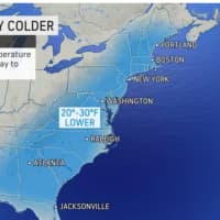<p>Sharply colder weather has arrived on Monday, Jan. 3.</p>