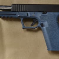 <p>The gun seized from the teenage shooting suspect in New Rochelle.</p>