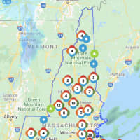 <p>The Eversource Outage Map on Friday, Feb. 18.</p>