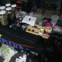 <p>Some of the items seized during the raid.</p>