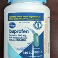 <p>Recalled Kroger Ibuprofen, 200 mg soft-gel capsules, 160 count bottle</p>