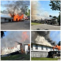 <p>The dining room fire at Camp Airy in Frederick County caused extensive damage.</p>