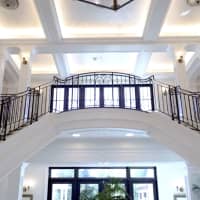 <p>As you walk into the 40,000-square-foot mansion.</p>