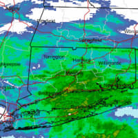<p>A radar image of the region at 5:45 p.m. Thursday, Dec. 22 by the National Weather Service.</p>