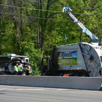 <p>A man was killed in a fiery crash with a garbage truck before dawn on Monday, May 8, Pequannock Police have confirmed.</p>