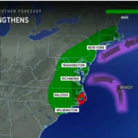 <p>Up to 2.5 inches of rainfall is possible on Saturday, Sept. 23.</p>