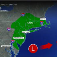 <p>Rain will linger into Saturday morning, Sept. 30, with scattered showers in the afternoon.</p>