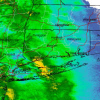 <p>A radar image of the region early Tuesday evening, Nov. 21.</p>