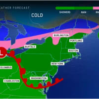 <p>The new storm moving in on Sunday, Dec. 3 will bring widespread rainfall with around an inch of precipitation. Parts of northern New York and New England will see a mix of rain and snow.</p>