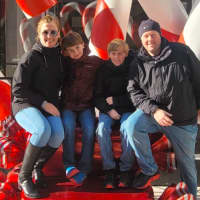 <p>Bronxville PD Lt. Watson Morgan, far right, his wife, Ornela, and their two sons in photo posted on social media in January, 2023.</p>