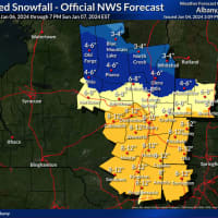 <p>The latest projections have the most snowfall, up to a foot, in Albany, Dutchess, Ulster, Columbia, Greene, and&nbsp;Schoharie counties.</p>