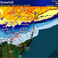 Increased Snow Projections: 18 Inches Could Fall In Parts Of NJ, PA In Major Storm, NWS Says