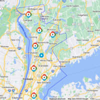 <p>Con Edison's outage map as of Monday, March 11 at around 4:30 p.m.&nbsp;</p>