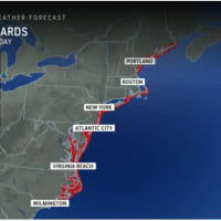 Minor to moderate coastal flooding is likely during the storm.