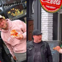 Dave Portnoy Surprises NJ Pizza Making Champ For 'One Bite' Review