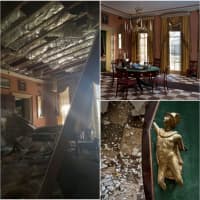 Ceiling Collapse Causes Major Damage At Historic Mansion Overlooking Hudson River
