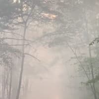 <p>A smokey fire in the Potash Brook area of the Natchaug State Park was contained on Thursday, Sept. 17.</p>