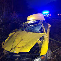 <p>Emergency personnel responded to a rollover accident on I-190 Thursday, Oct. 22, morning.</p>