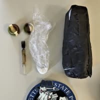 <p>Items allegedly seized by police on March 2</p>