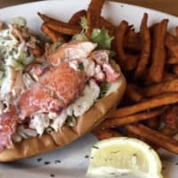 <p>The lobster roll at The Angler in Westminster</p>