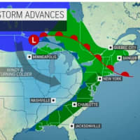 <p>A major storm system that will bring dangerous severe weather to the Midwest will make its way to the Northeast toward the end of the workweek.</p>