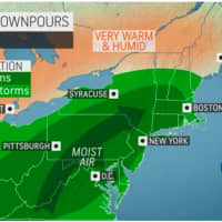 <p>There will be more scattered storms and drenching downpours on Saturday, Aug. 6.</p>