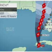 <p>Now a Category 3 hurricane, Ian is expected to reach Category 4 status before projected landfall early Thursday morning in the Tampa/St. Petersburg area in Florida.</p>