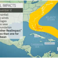 <p>The system could bring heavy rainfall and damaging winds to parts of the East Coast, according to AccuWeather.com.</p>
