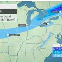 <p>Parts of northern New York and New England could see up to 6 inches of snowfall.</p>